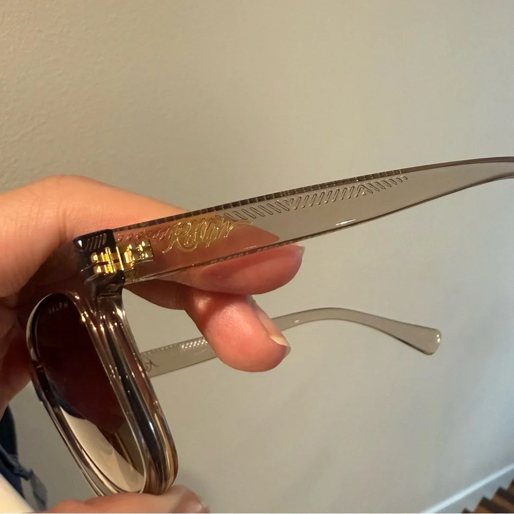 Ralph Ralph Lauren Tan Cat Eye Sunglasses - Picture 7 of 11